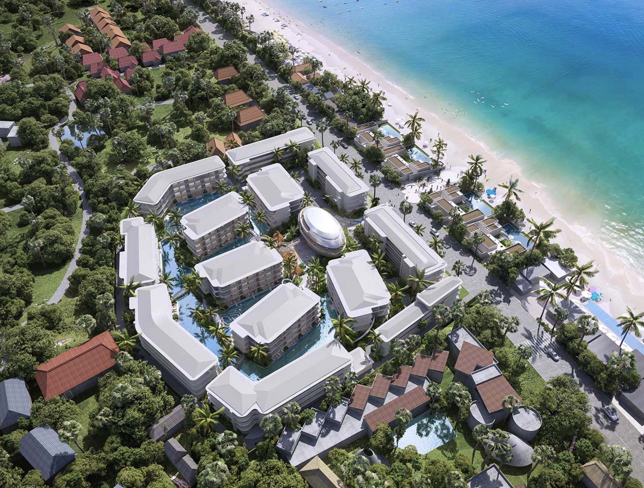Anava Samui Studio Apartments Aerial Render