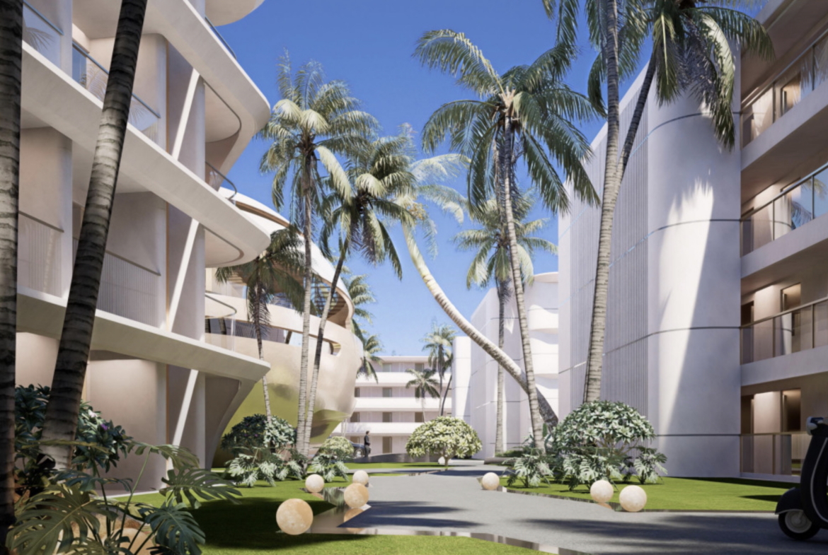 Anava Samui Studio Apartments Walkway
