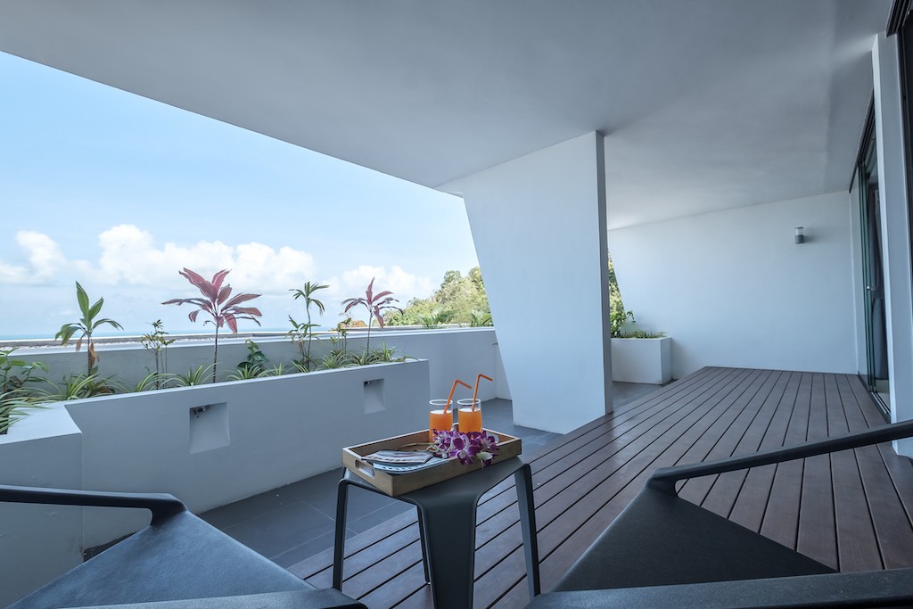 Aqua Koh Samui Villa Bedroom Terrace