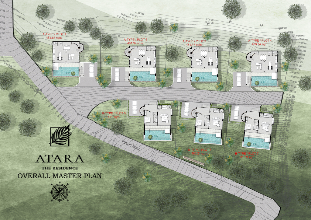 Atara Koh Samui Site Plan