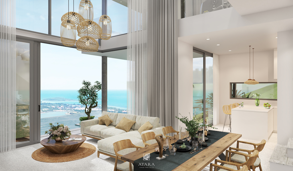 Atara Luxury Pool Villas Dining Area