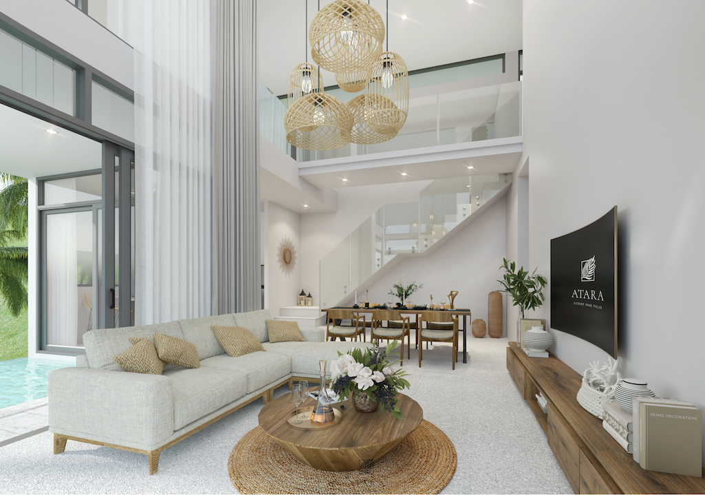 Atara Luxury Pool Villas Living Area