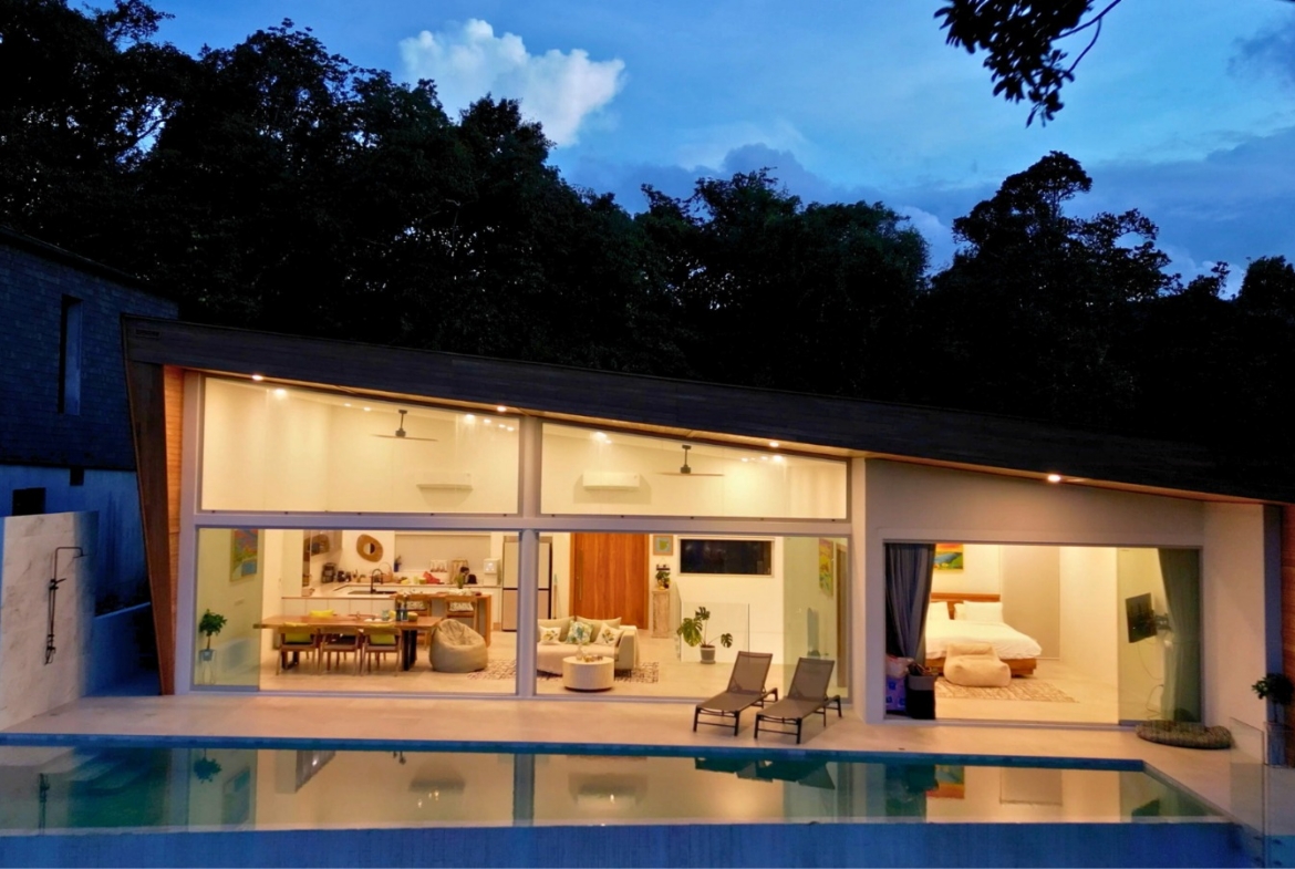 Azur Villa For Sale Exterior Night