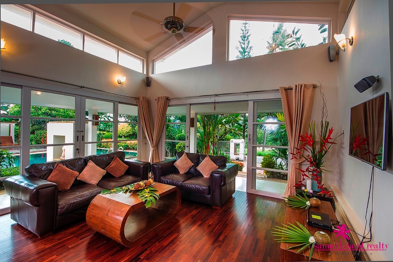 Baan Arun Villa For Rent Koh Samui Baan Arun Lounge Area