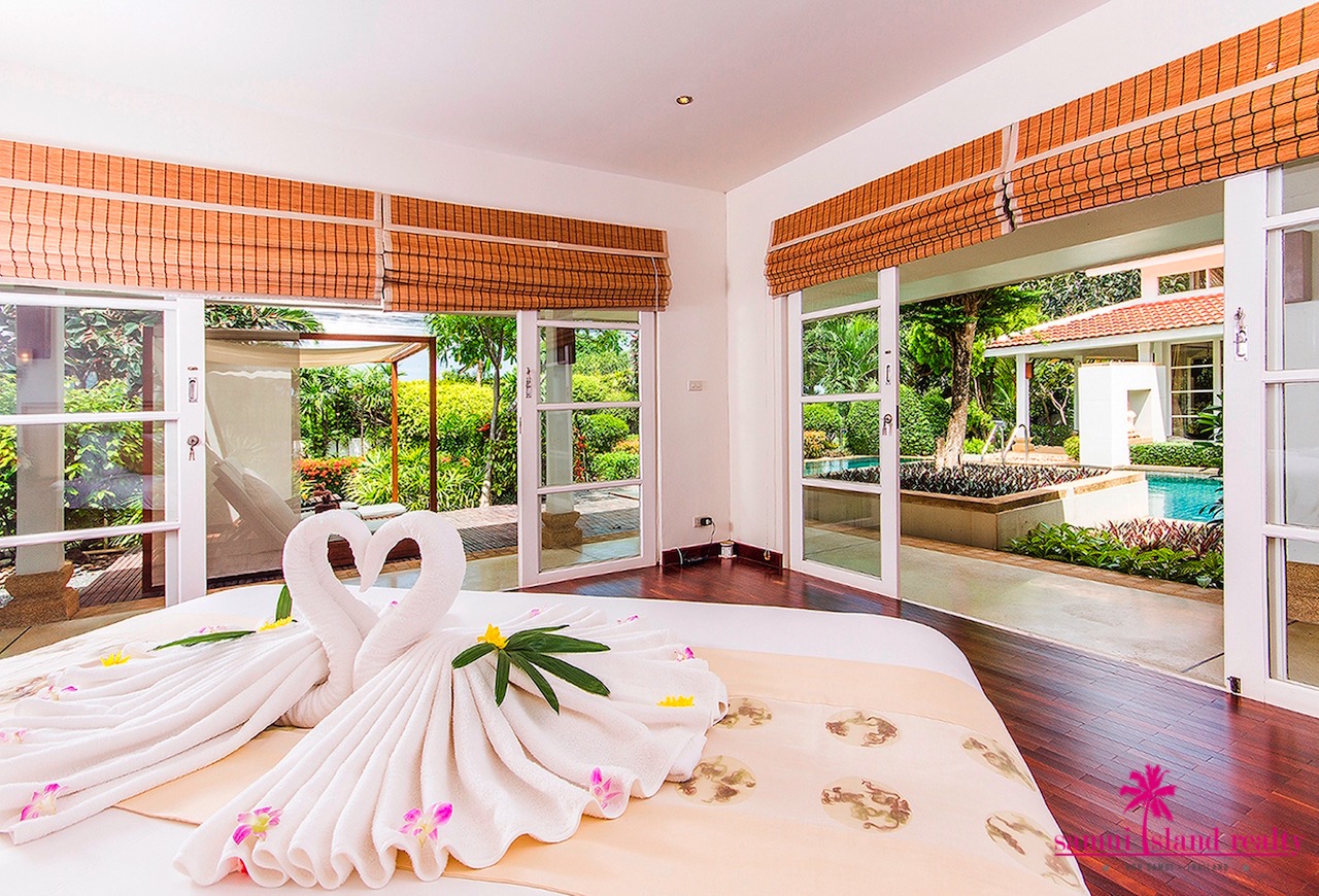 Baan Arun Villa For Rent Koh Samui Baan Arun Master Bedroom View