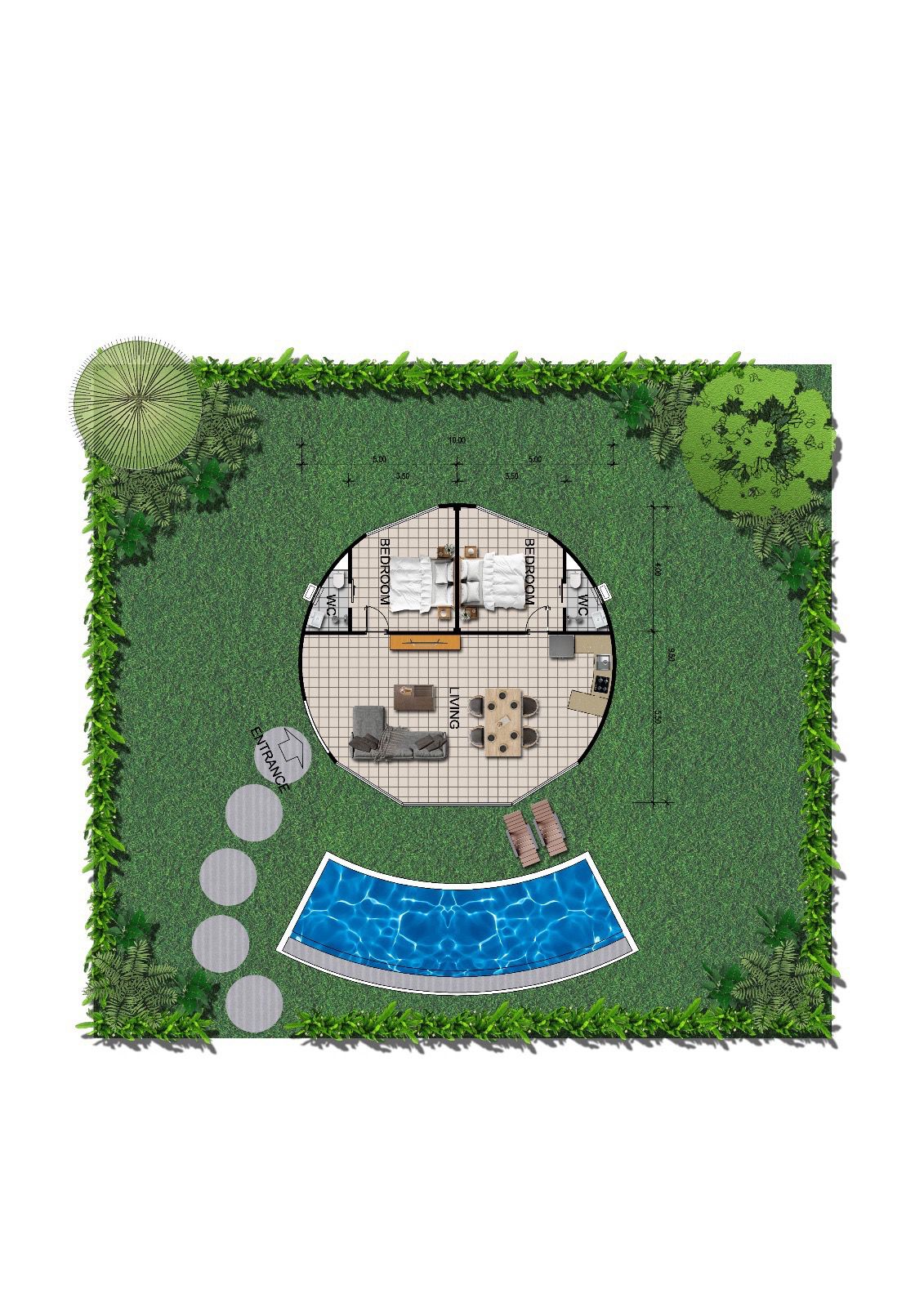 Bahagia Beach Villas Koh Samui Bahagia Beach Villas Koh Samui Floor Plan