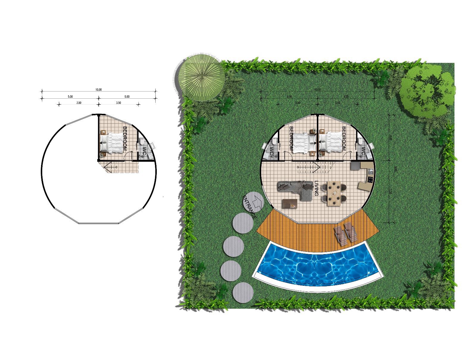 Bahagia Beach Villas Plai Laem Bahagia Beach Villas Plai Laem Floor Plan