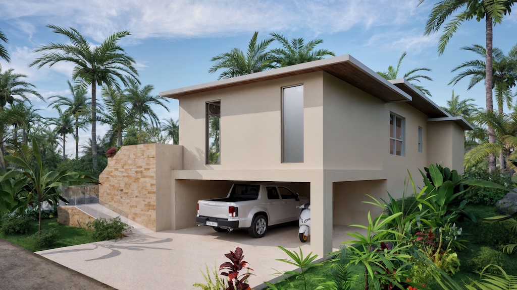 Ban Tai Villas For Sale Parking