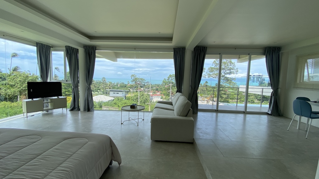 Bang Po Sea View Apartment Bedroom View