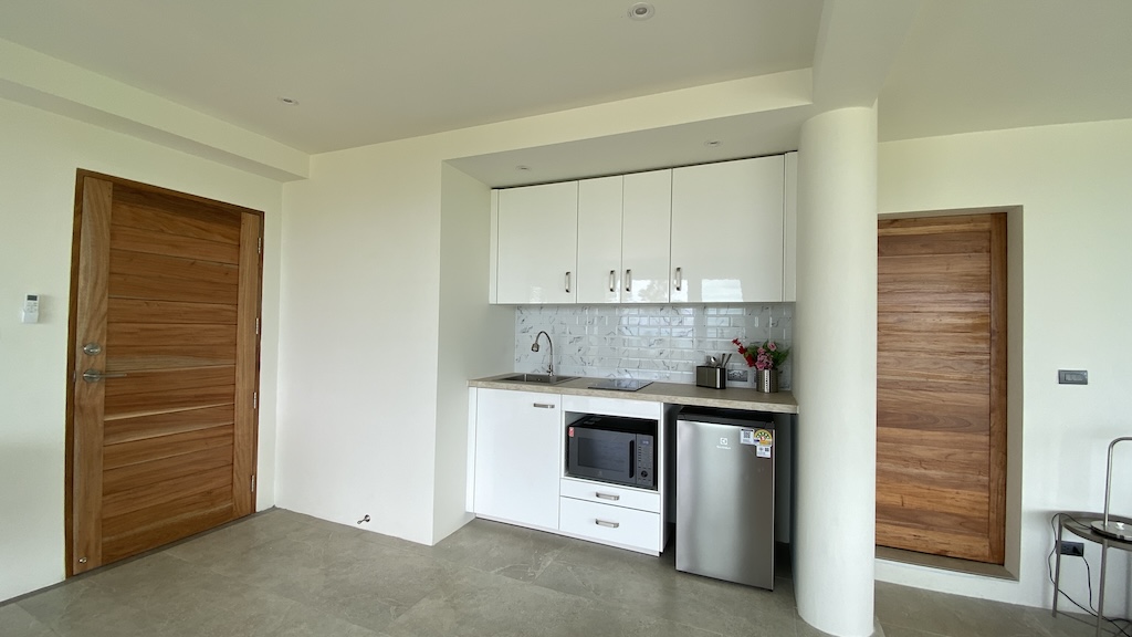 Bang Po Sea View Apartment Kitchen