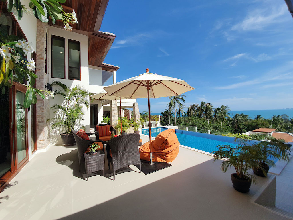 Bang Po Sea View Property Terrace