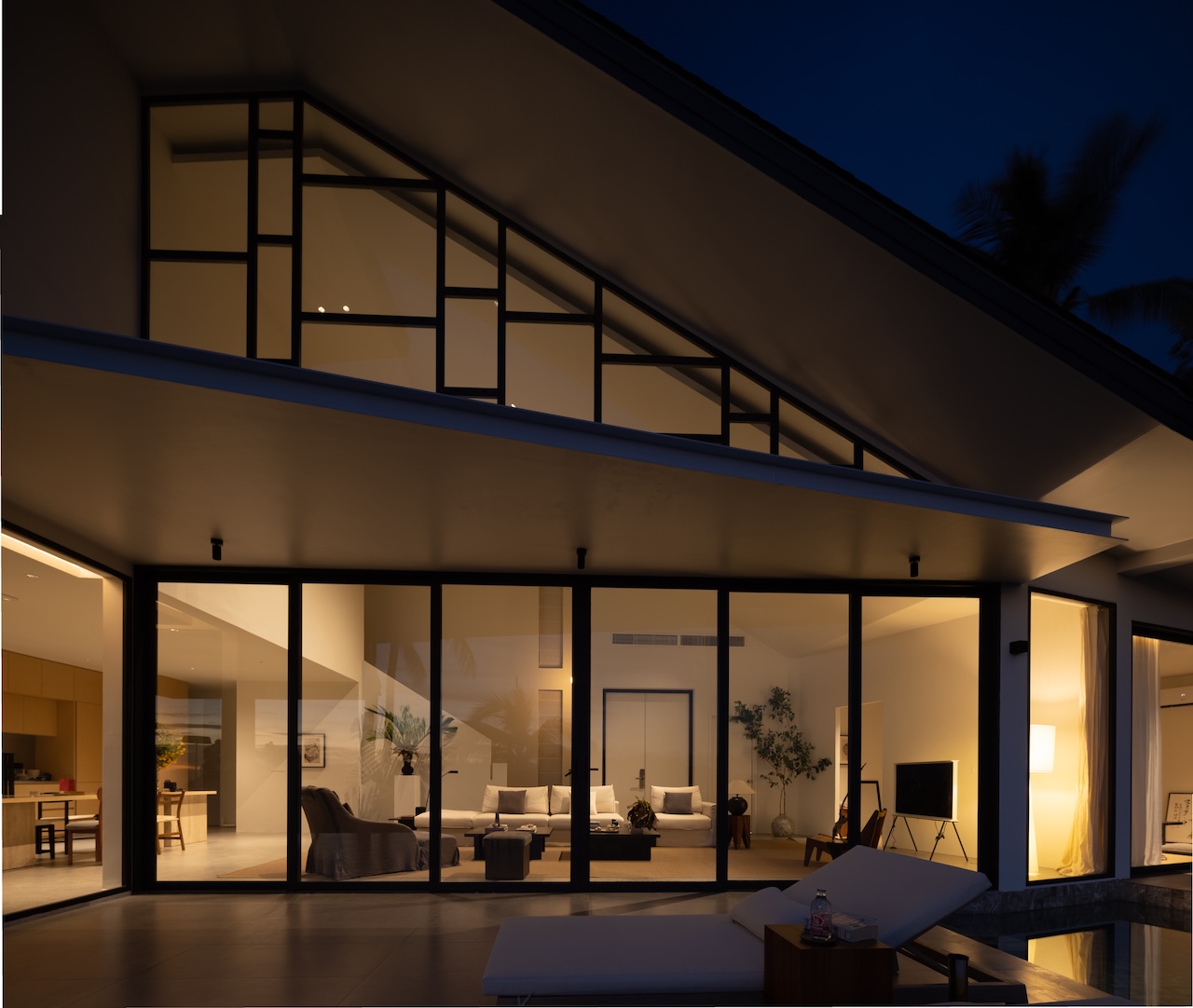 Bang Po Sea View Villa Night
