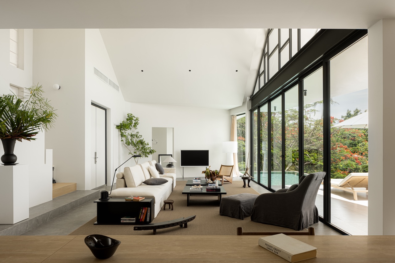 Bang Po Sea View Villa Living Space