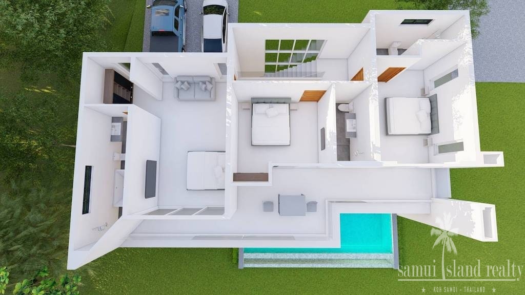 Bang Po Sea View Villas Koh Samui Upper Floor Plan
