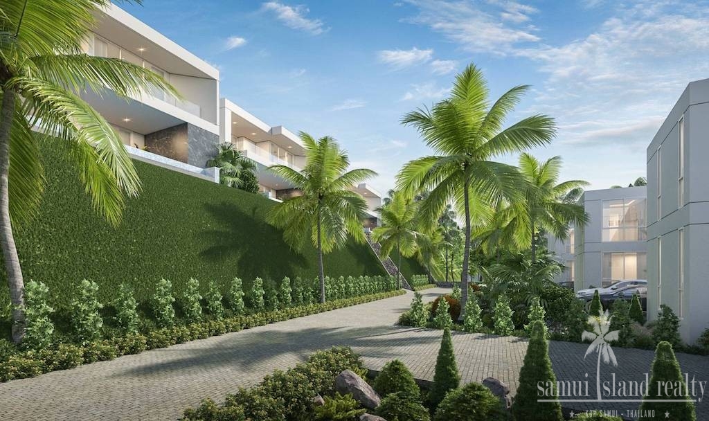 Bang Po Sea View Villas Koh Samui Road