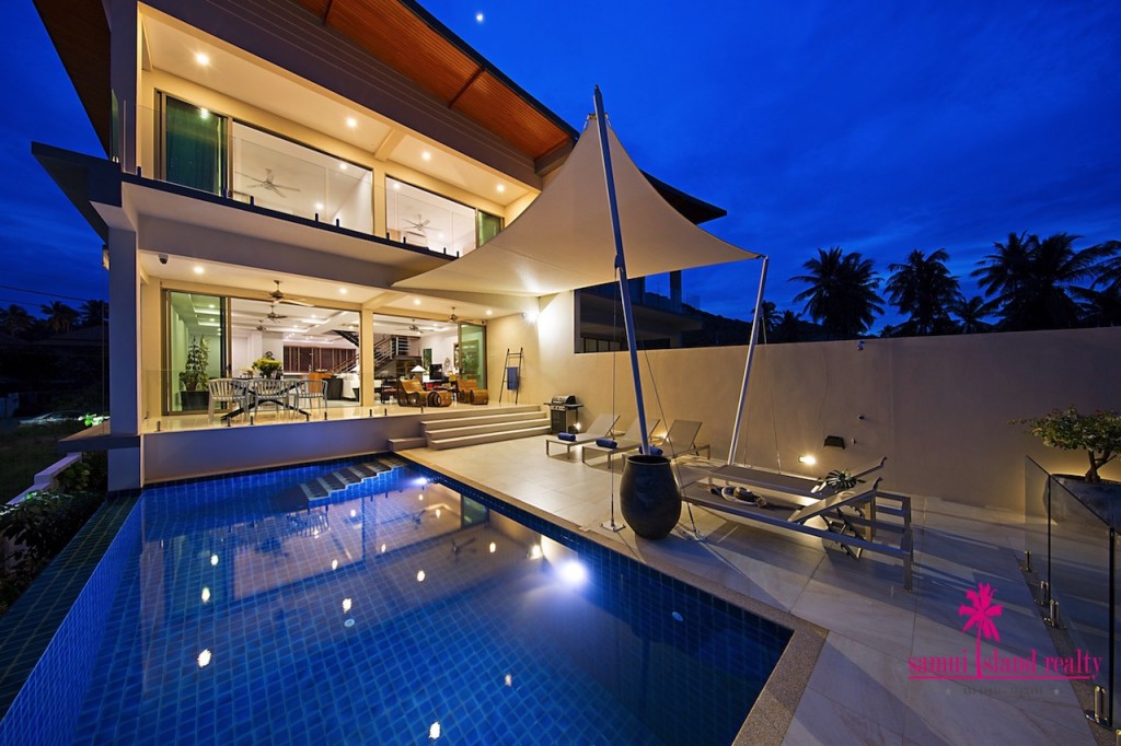 Villa At Night