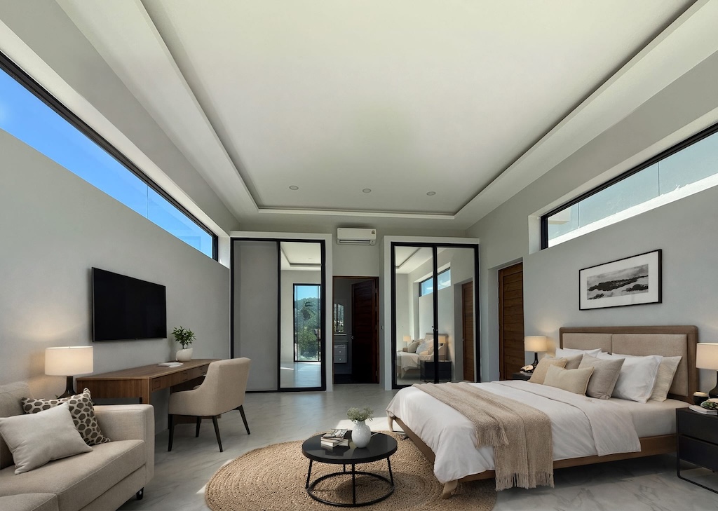 Bangrak Sea View Property Bedroom