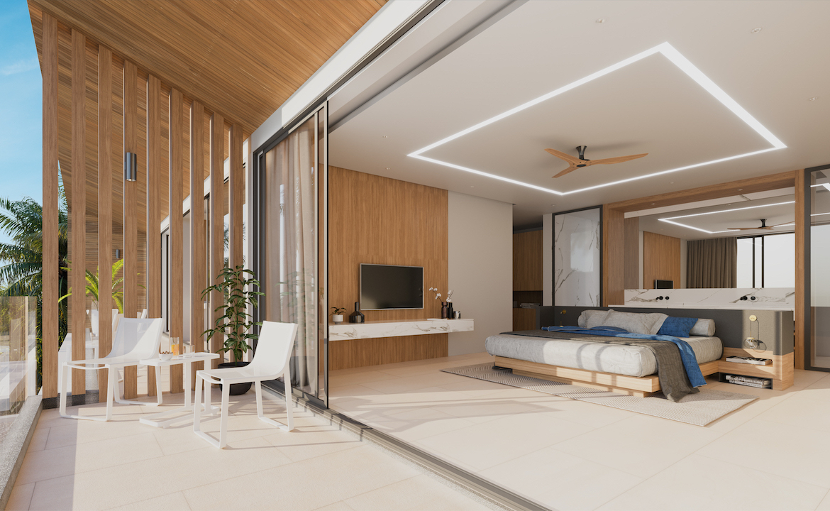 Bayview Estate Ko Samui Bedroom Terrace