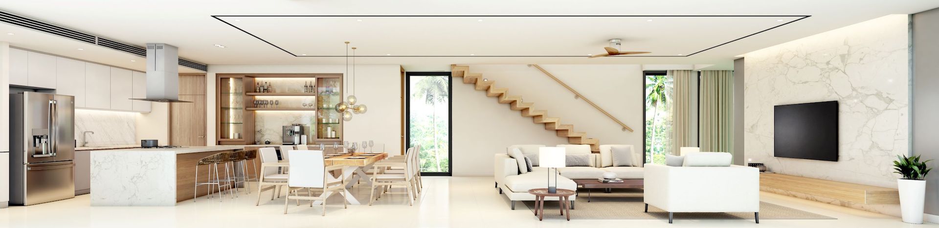 Bayview Estate Samui Living Area