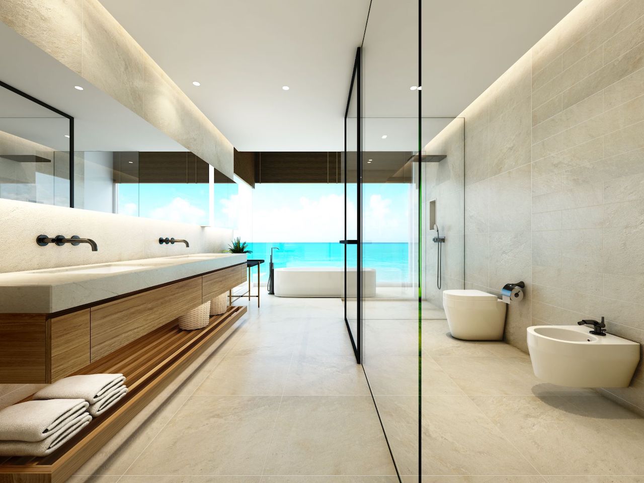 Bayview Estate Samui Master Bathroom
