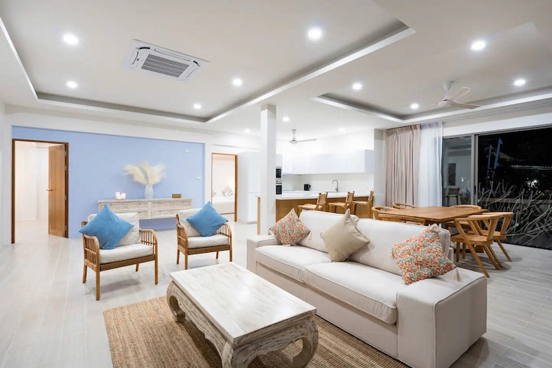 Beach Property In Koh Samui Living Area