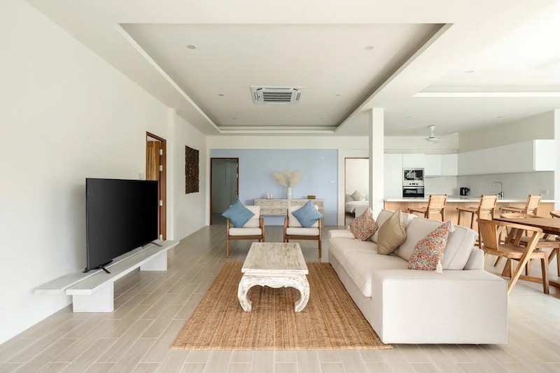 Beach Property In Koh Samui Living Area
