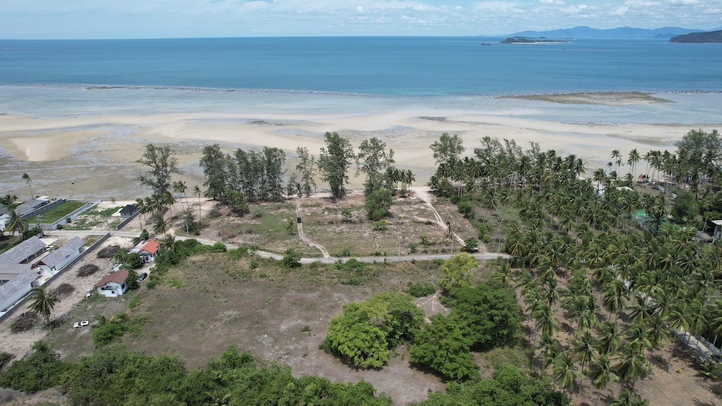 Beachfront Land For Sale In Bang Kao Koh Samui Aerial