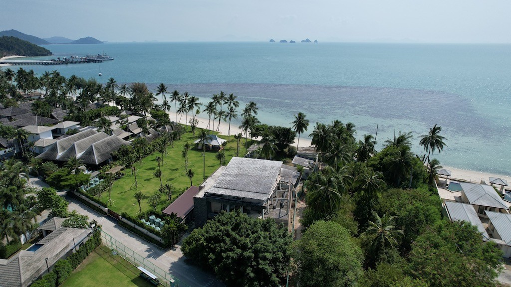 Beachfront Land For Sale in Koh Samui Aerial