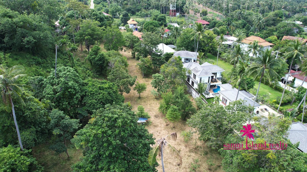 Beachfront Land For Sale Koh Samui Aerial 2