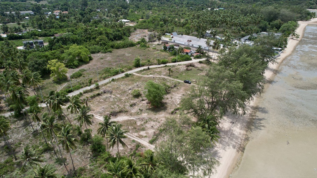 Beachfront Land In Koh Samui Aerial Image