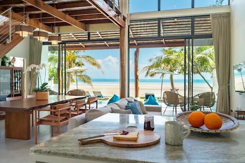 Beachfront Property In Koh Samui Kitchen View
