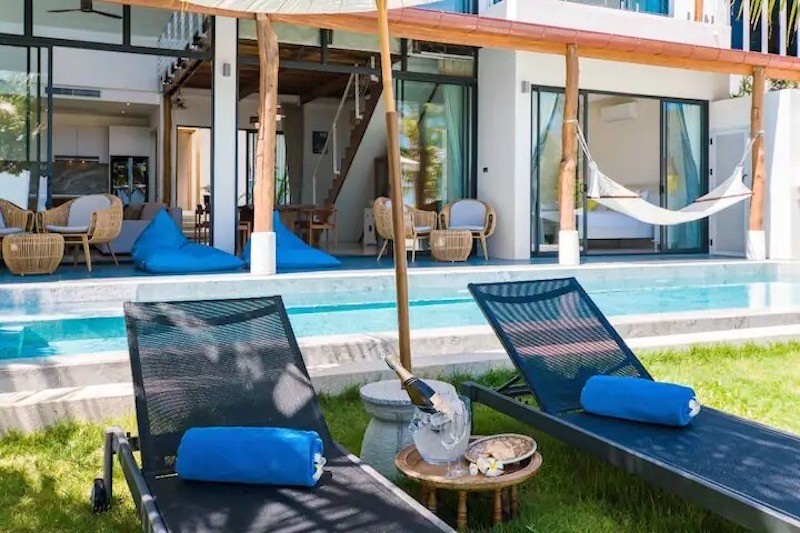 Beachfront Property In Koh Samui Sun Loungers