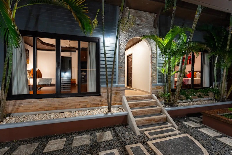 Beachfront Villa In Koh Samui Bedroom Exterior