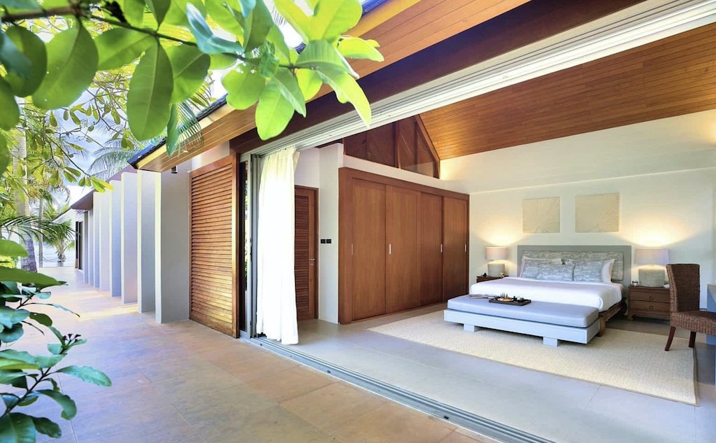 Beachfront Villa Koh Samui Bedroom Exterior