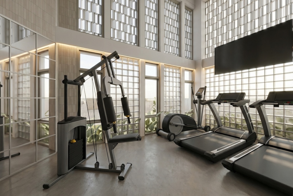 Beachfront Villas At Eco Home Samui Communal Gym