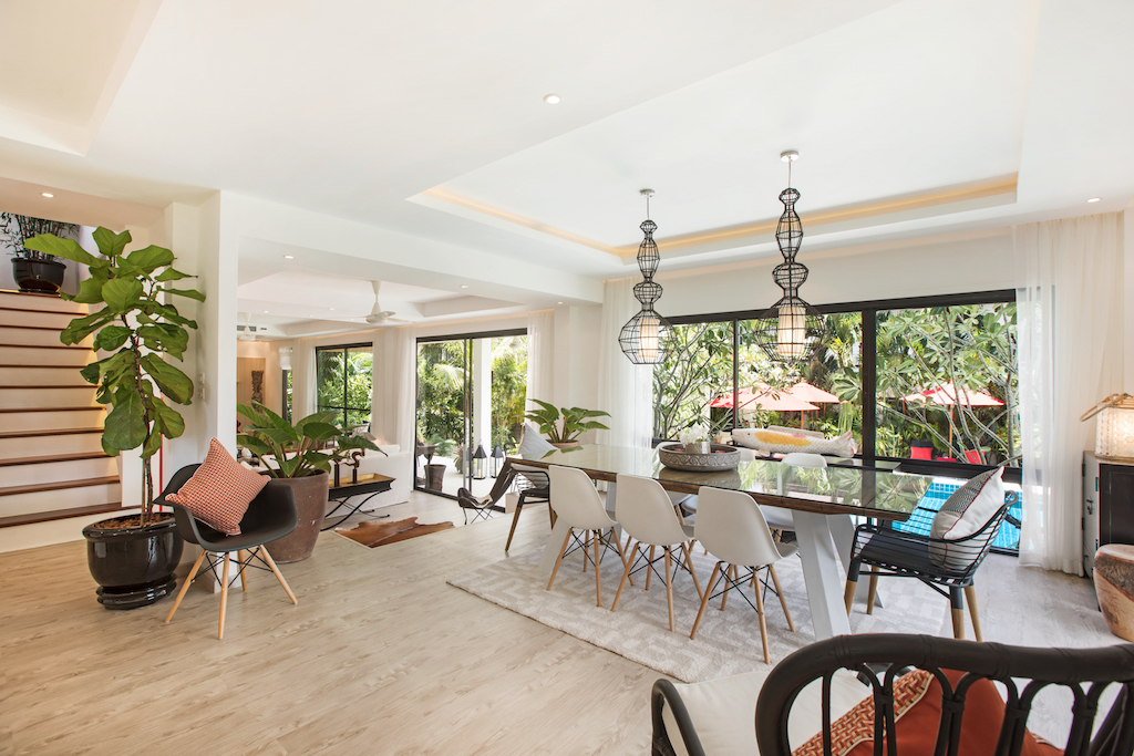 Beachside Pool Villa For Sale Koh Samui Dining