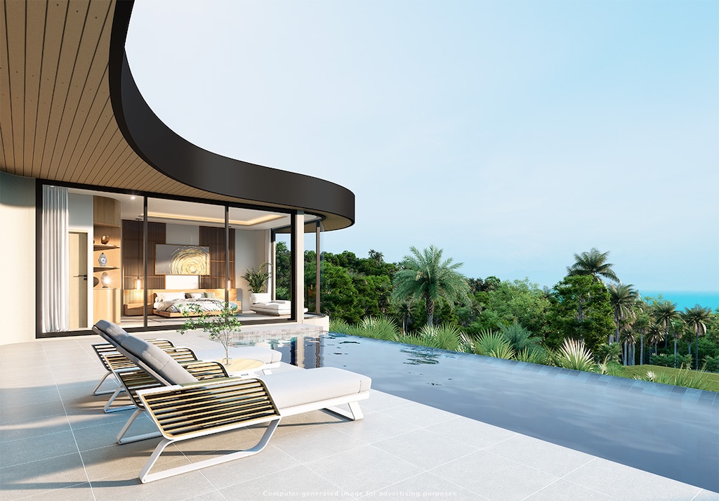 Bel Roc Samui Villas Belle Aire Sun Loungers