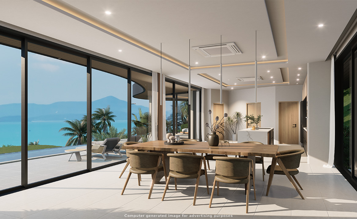 Bel Roc Samui Villas Belle Cielo Dining