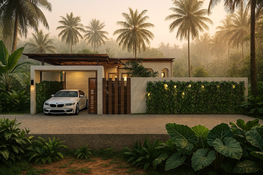 Boho Chic Village One Bedroom Villas Parking
