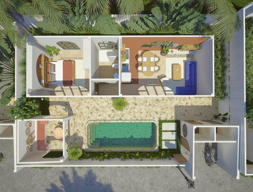 Boho Terracotta Village Koh Phangan Floor Plan