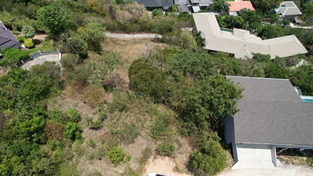 Bophut 2004 Sqm Sea View Land Plot Slope