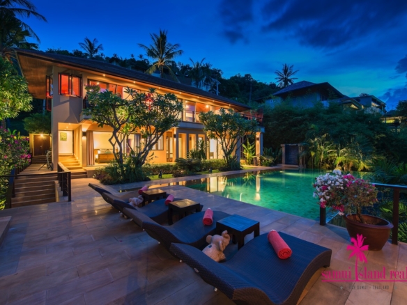 Bophut 4 Bedroom Sea View Villa For Sale – Villa House in Koh Samui, Thailand