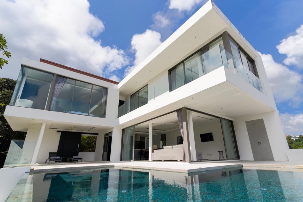Bophut Contemporary Sea View Villa – Residential All in Koh Samui (photo 1)