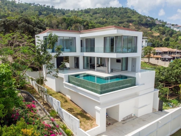 Bophut Contemporary Sea View Villa – Residential All in Koh Samui, Thailand