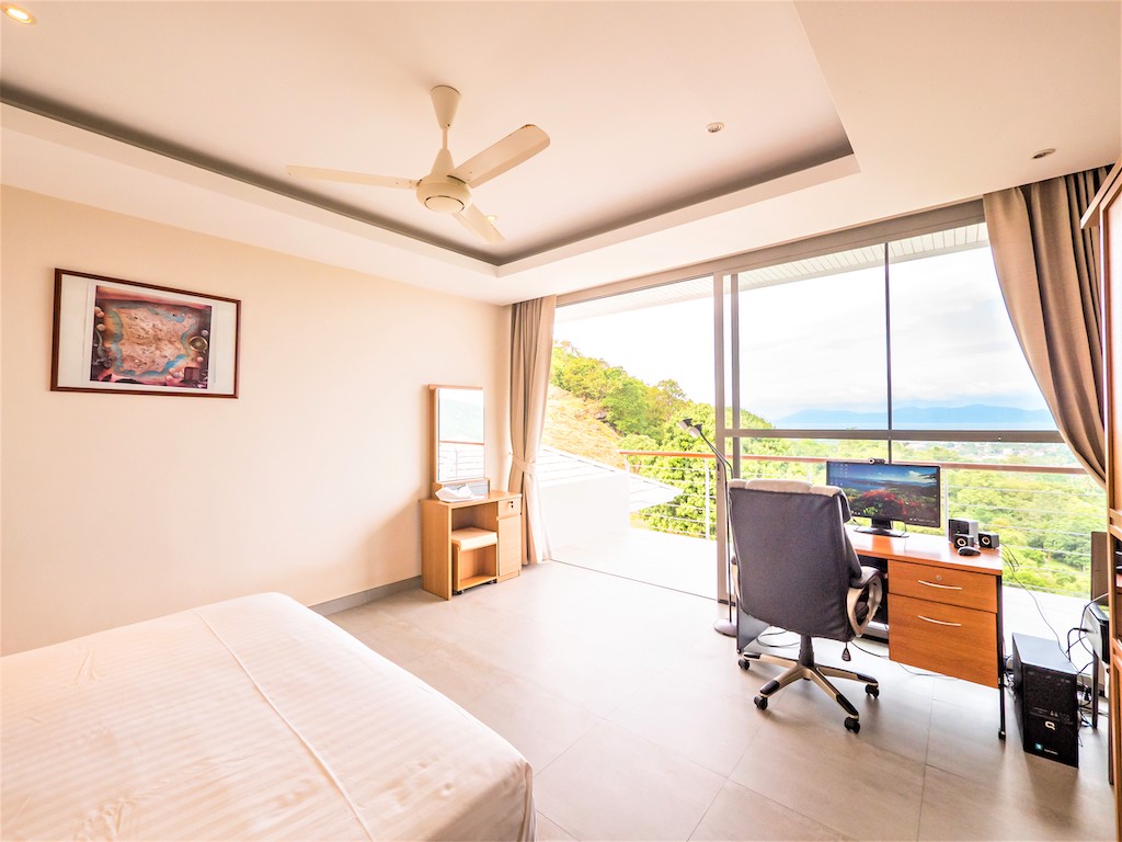 Bophut Hills Villa Koh Samui Bedroom View