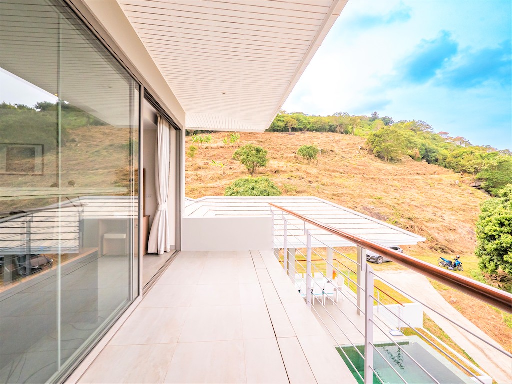 Bophut Hills Villa Koh Samui Bedroom Terrace