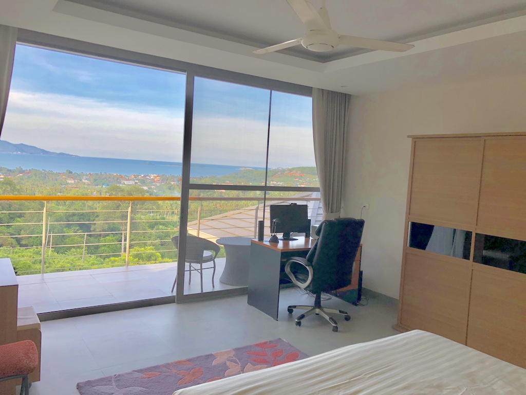 Bophut Hills Villa Koh Samui Bedroom View