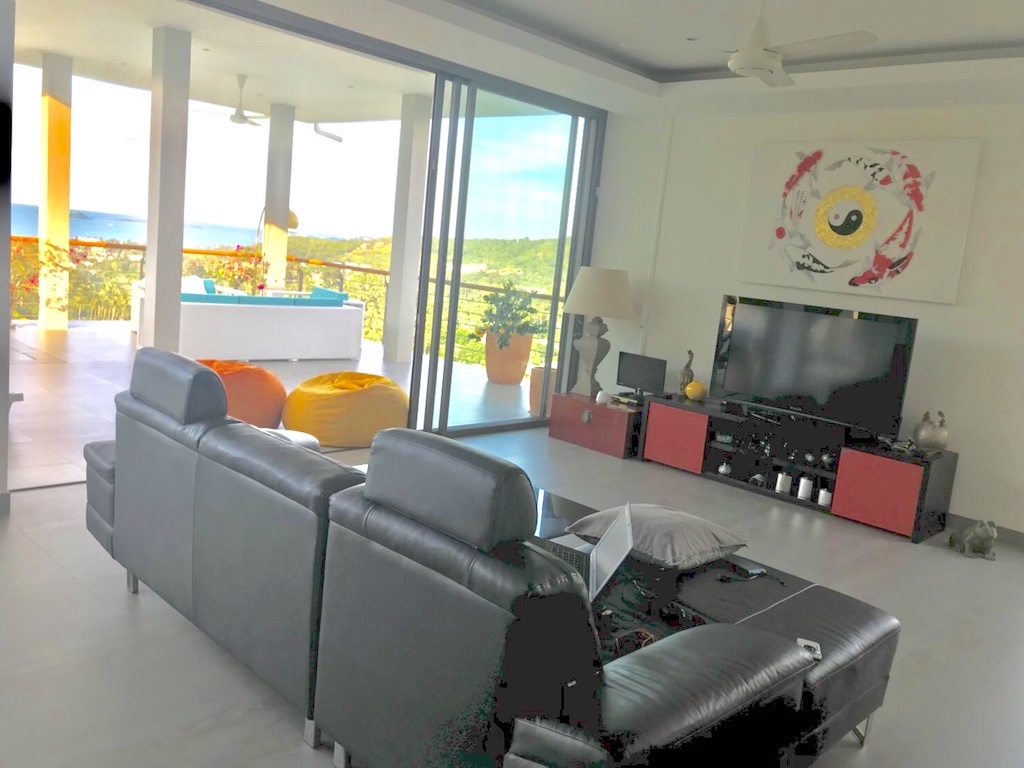 Bophut Hills Villa Koh Samui Living Area