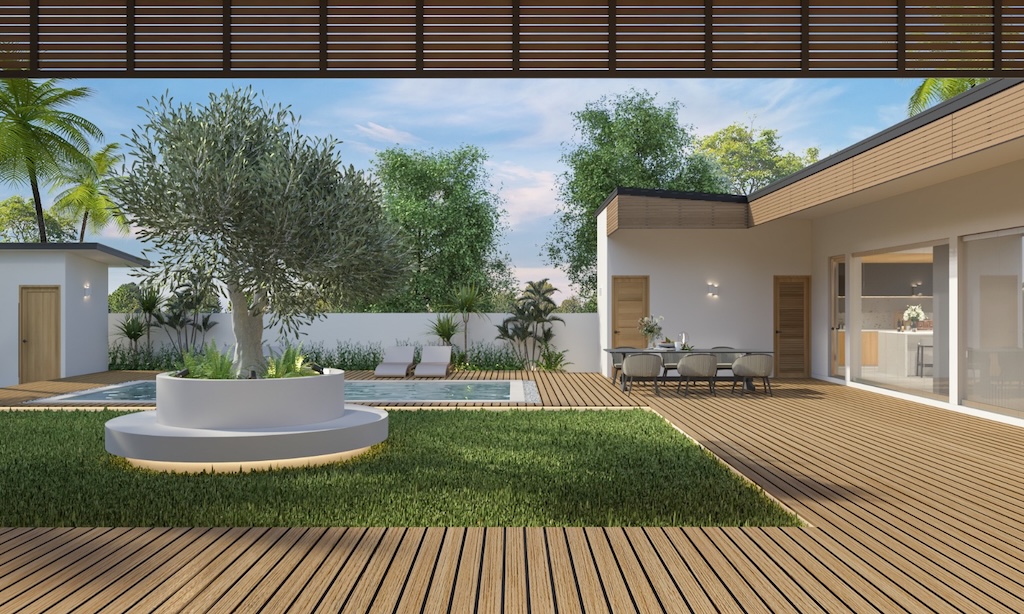 Bophut Luxury Pool Villas View Outside