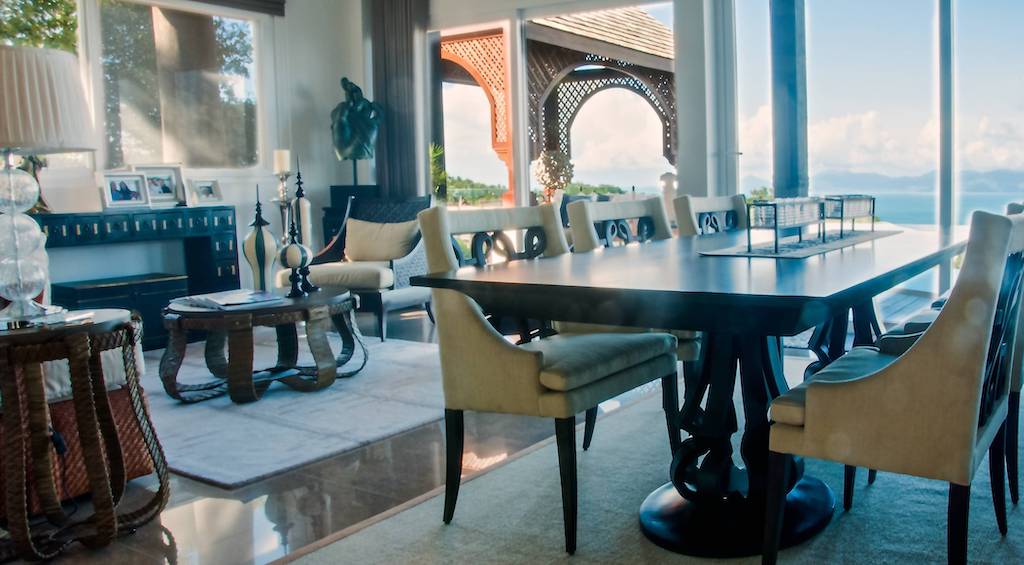 Bophut Ocean View Villa Dining